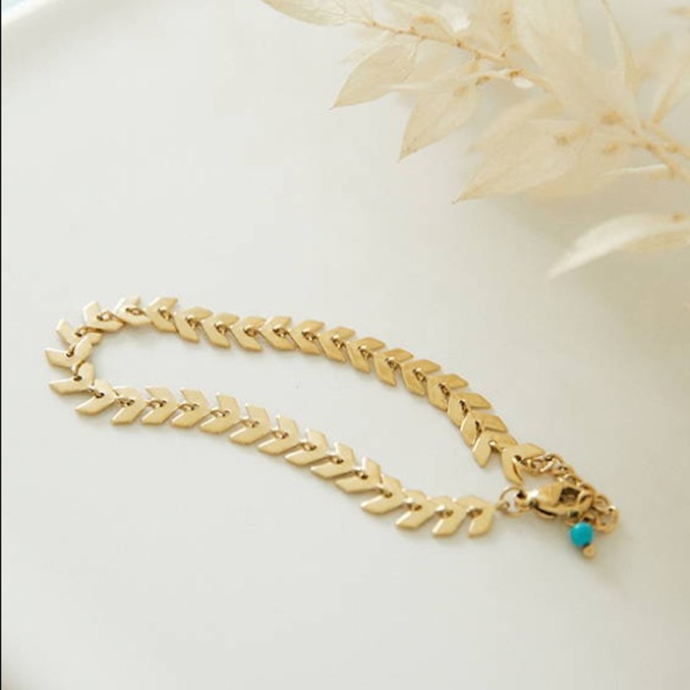 14K gold plated bracelet